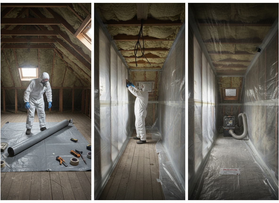 Step-by-Step Loft Preparation Before Spray Foam Removal