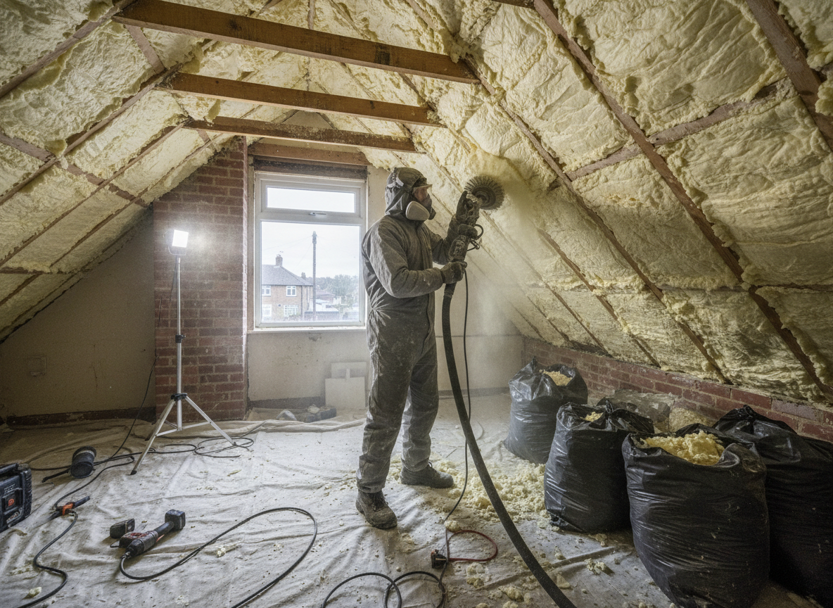 Spray Foam Removal Grimsby in Lincoln, Lincolnshire DN32