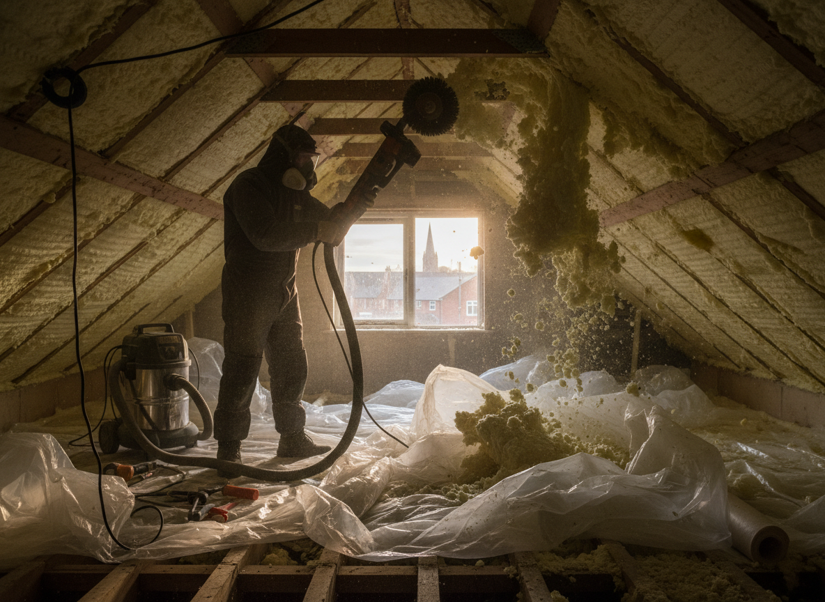 Same Day Spray Foam Removal in Grimsby, Lincolnshire