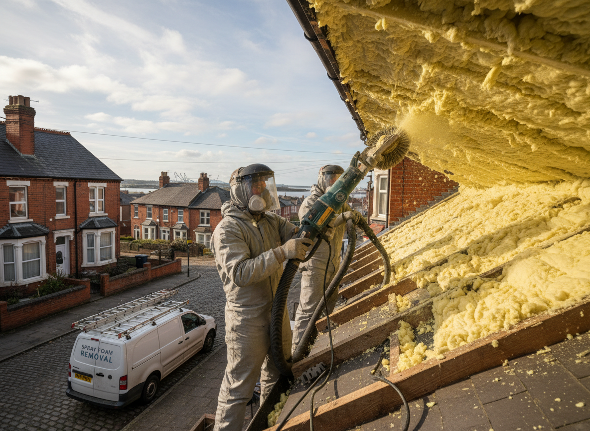 Spray Foam Removal near Me in Grimsby, Lincolnshire